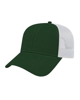 'BG1525C Two-Tone Trucker Mesh Back Cap'