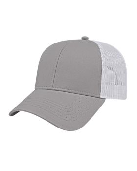 'BG1525C Two-Tone Trucker Mesh Back Cap'