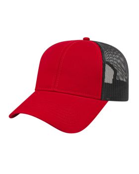 'BG1525C Two-Tone Trucker Mesh Back Cap'