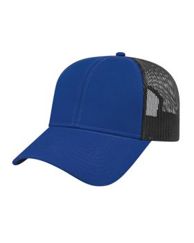 'BG1525C Two-Tone Trucker Mesh Back Cap'