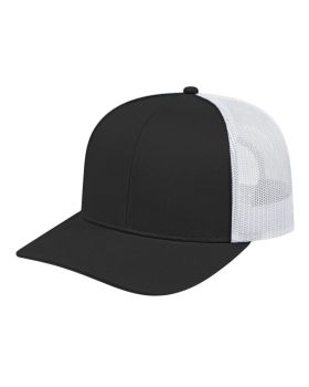 'BG1538C Poly/Cotton Trucker Mesh Back Cap'