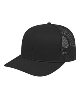 'BG1538C Poly/Cotton Trucker Mesh Back Cap'
