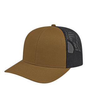 'BG1538C Poly/Cotton Trucker Mesh Back Cap'