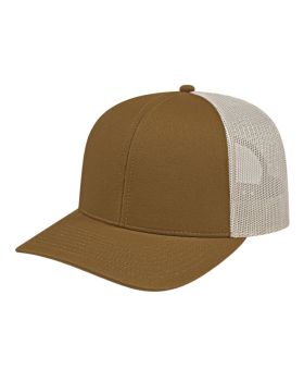 'BG1538C Poly/Cotton Trucker Mesh Back Cap'