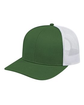 'BG1538C Poly/Cotton Trucker Mesh Back Cap'