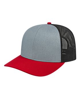 'BG1538C Poly/Cotton Trucker Mesh Back Cap'