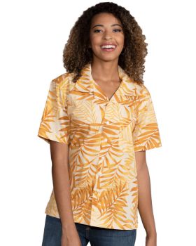 'BG3107 Tonal Print Camp Shirt'