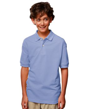 'BG5204 Youth Superblend S/S Pique Polo'