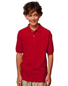 'BG5204 Youth Superblend S/S Pique Polo'