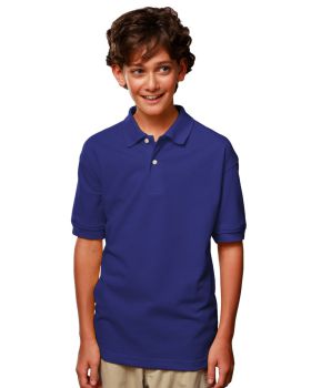 'BG5204 Youth Superblend S/S Pique Polo'