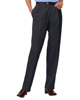 'BG6000P Ladies' Scotchgard Twill Pleated Front Pant'