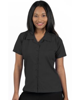 'BG6100 Ladies' Solid Poplin Camp Shirt'