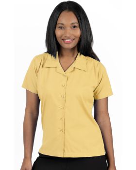 'BG6100 Ladies' Solid Poplin Camp Shirt'