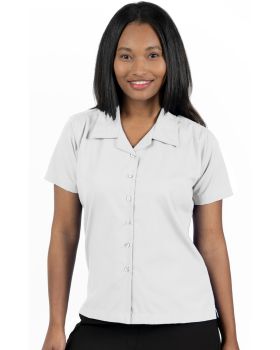 'BG6100 Ladies' Solid Poplin Camp Shirt'
