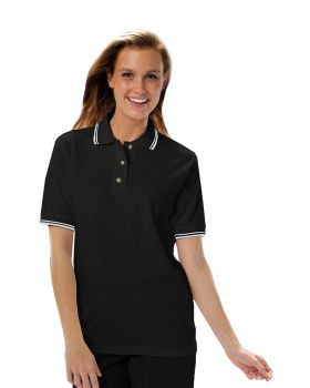 'BG6205 Ladies' Superblend Tipped Pique Polo'