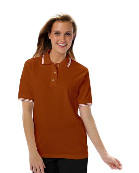 'BG6205 Ladies' Superblend Tipped Pique Polo'