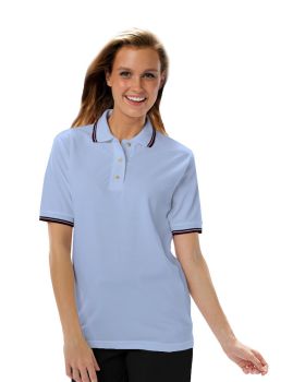 'BG6205 Ladies' Superblend Tipped Pique Polo'
