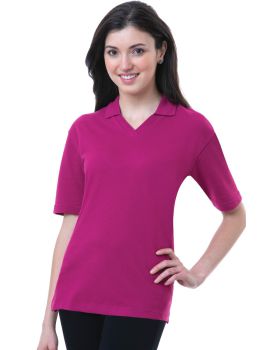 'BG6209 Ladies' Superblend V-Neck Polo'