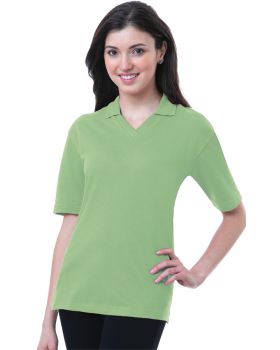 'BG6209 Ladies' Superblend V-Neck Polo'