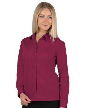 'BG6210 Ladies' L/S Value Poplin Shirt'