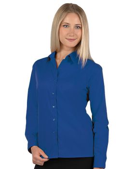 'BG6210 Ladies' L/S Value Poplin Shirt'