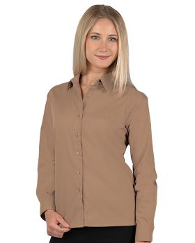 'BG6210 Ladies' L/S Value Poplin Shirt'