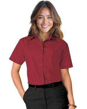 'BG6210S Ladies' S/S Value Poplin Shirt'