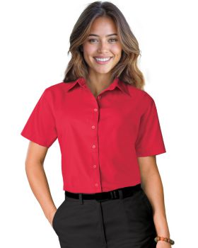 'BG6210S Ladies' S/S Value Poplin Shirt'