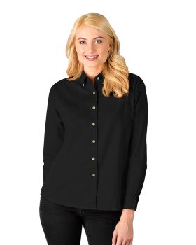 'BG6213 Ladies' L/S 100% Cotton Twill Shirt'