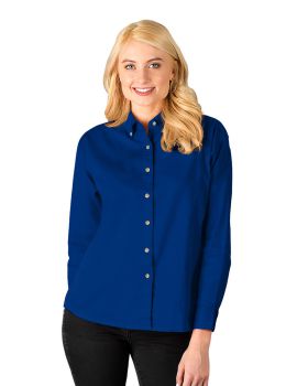 'BG6213 Ladies' L/S 100% Cotton Twill Shirt'