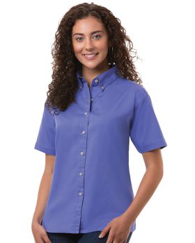 'BG6213S Ladies' S/S 100% Cotton Twill Shirt'