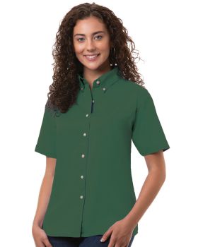 'BG6213S Ladies' S/S 100% Cotton Twill Shirt'