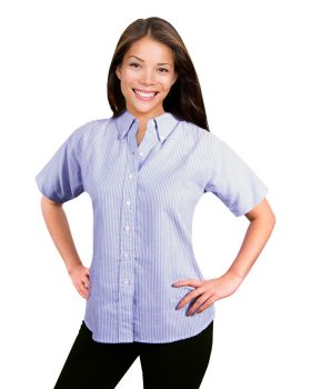 'BG6214S Ladies' S/S Oxford Shirt'