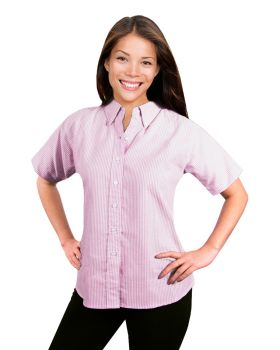 'BG6214S Ladies' S/S Oxford Shirt'