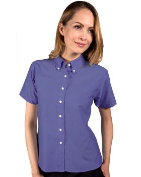 'BG6214S Ladies' S/S Oxford Shirt'