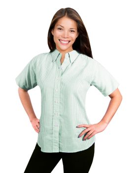 'BG6214S Ladies' S/S Oxford Shirt'