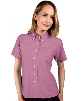 'BG6214S Ladies' S/S Oxford Shirt'