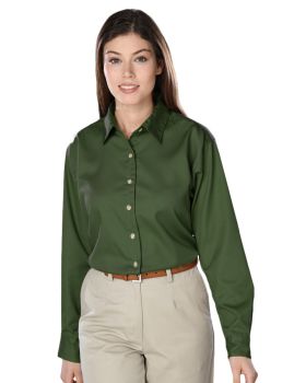 'BG6217 Ladies' Scotchgard Twill L/S Shirt'