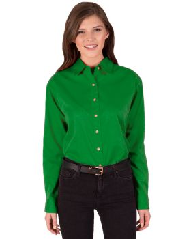 'BG6217 Ladies' Scotchgard Twill L/S Shirt'