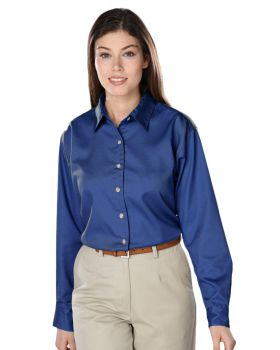 'BG6217 Ladies' Scotchgard Twill L/S Shirt'