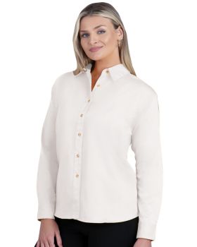 'BG6217 Ladies' Scotchgard Twill L/S Shirt'