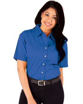 'BG6217S Ladies' Scotchgard Twill S/S Shirt'