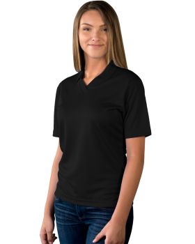 'BG6219 Ladies' Wicking V-Neck Polo'
