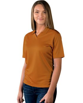 'BG6219 Ladies' Wicking V-Neck Polo'