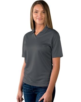 'BG6219 Ladies' Wicking V-Neck Polo'