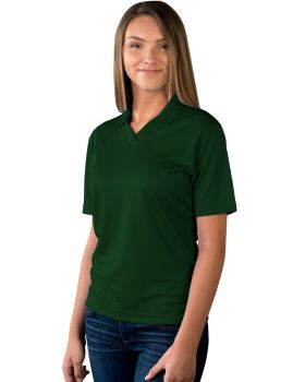 'BG6219 Ladies' Wicking V-Neck Polo'