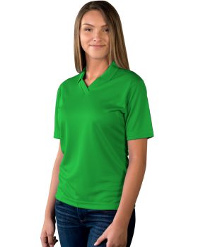 'BG6219 Ladies' Wicking V-Neck Polo'