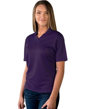 'BG6219 Ladies' Wicking V-Neck Polo'