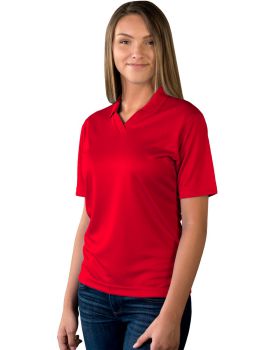 'BG6219 Ladies' Wicking V-Neck Polo'