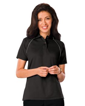 'BG6220 Ladies' Wicking Contrast Piping Polo'